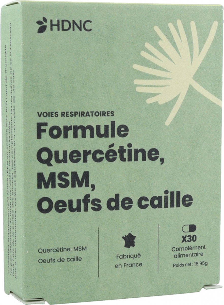 Goedkoopste H.D.N.C Quercetine MSM Kwarteleieren 30 Capsules