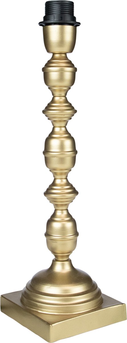 lampvoet ornament champagne goud 12x12x40cm