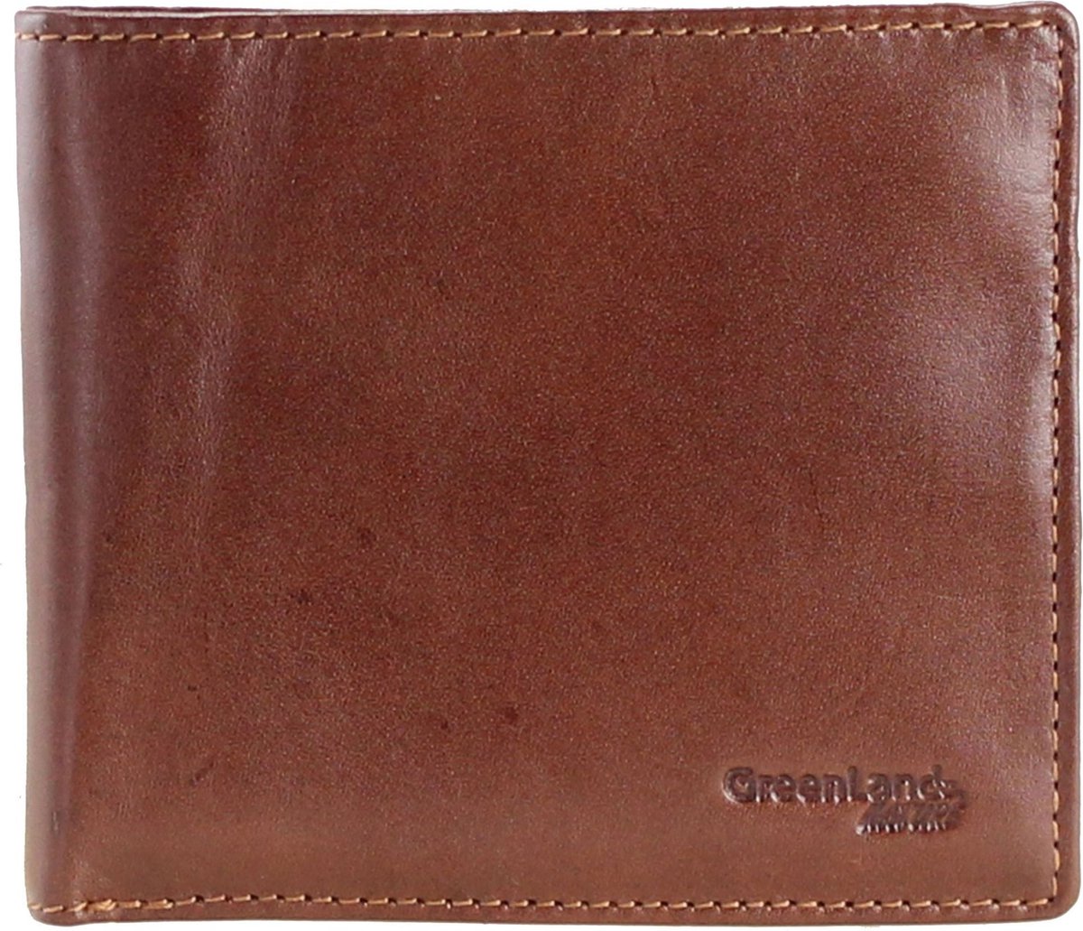 Greenland Nature Rubin portemonnee leer 12,5 cm - Jongens - Horizontaal - braun