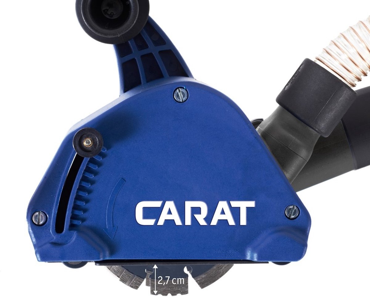 Carat SL-1253 Dustec Sleuvenzaagmachine incl. 2 diamantzaagbladen - 1500W - 125 x 22,2mm