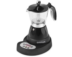 G3Ferrari Risveglio Espresso – Elektrische Moka Koffiemaker met Timer en LED Display – 3 Kopjes – 400W – Warmhoudfunctie 30 min – Zwart