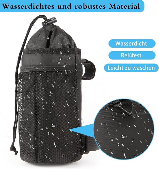 Geïsoleerde Fiets Tas met Bidonhouder - Waterfleshouder en Flessentas voor fiets bottle bag van Zerone. — afbeelding 4