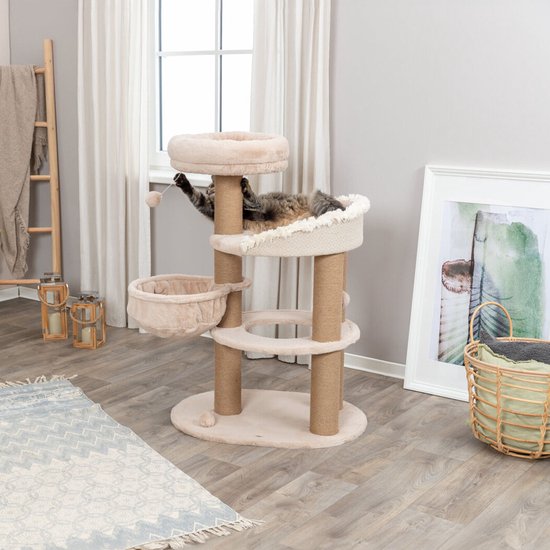 Trixie - Arbre à chat Boho Filippo - Beige - 77X58X114 cm