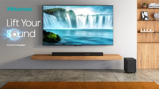 Hisense AX3120G soundbar luidspreker Zwart 3.1.2 kanalen 360 W van Merkloos — afbeelding 2