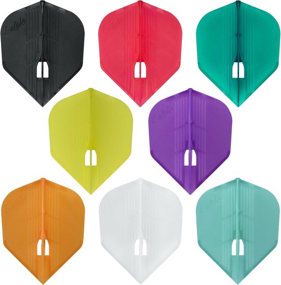 L-Style Champagne Flight Kami L3 Shape Purple - Dart Flights van L-Style — afbeelding 3