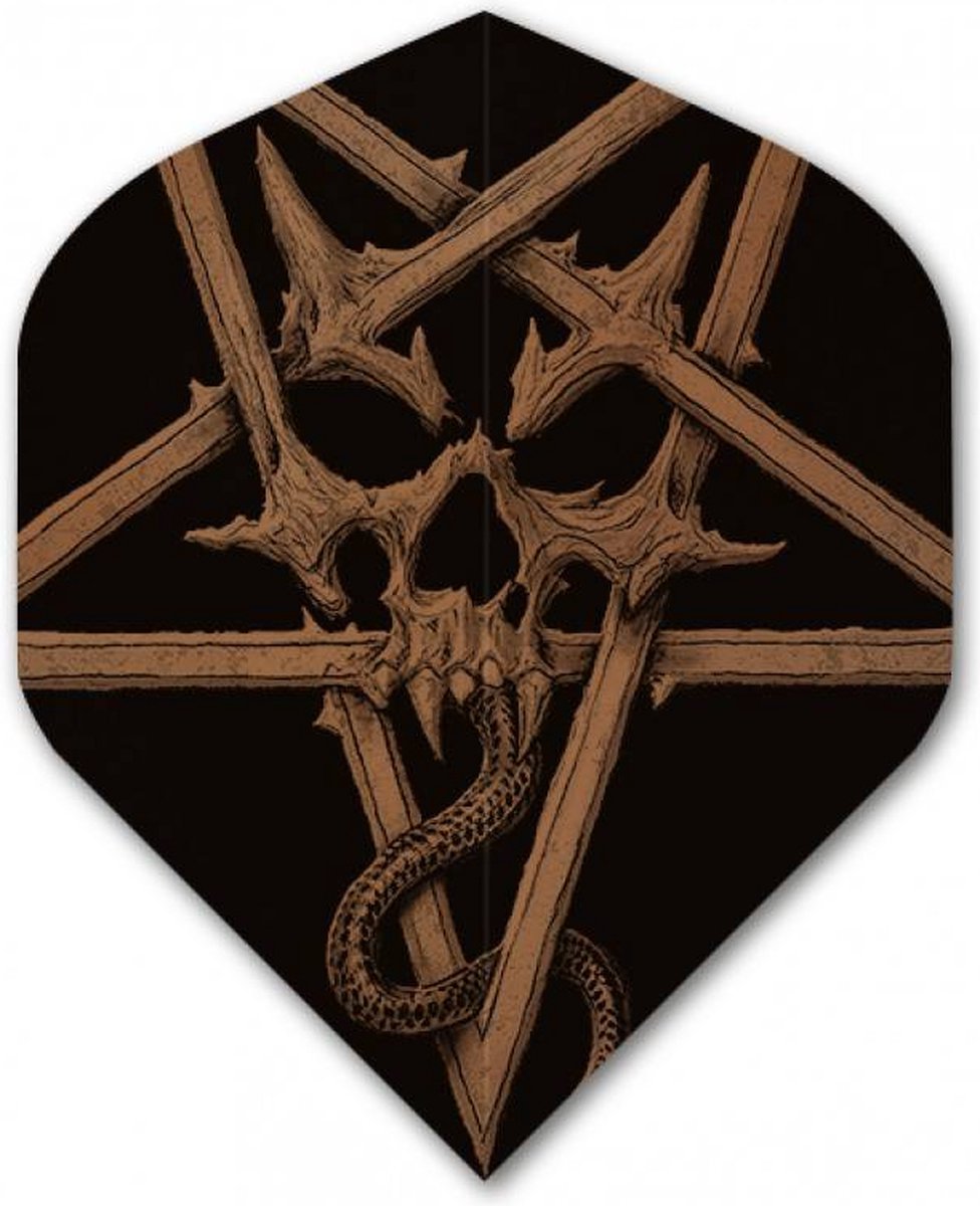 Alchemy - Pentacle Skull - Dart Flights