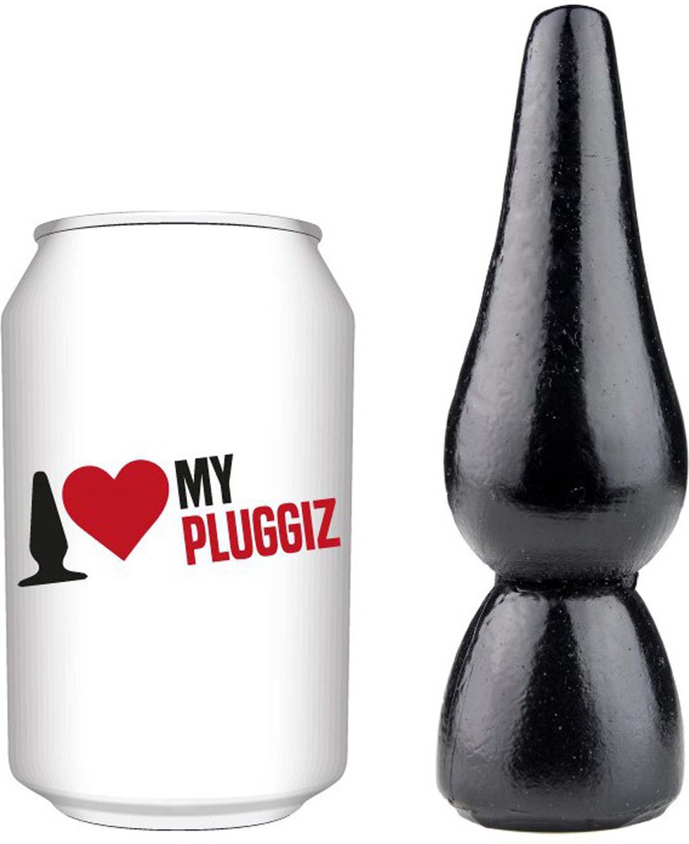 Goedkoopste Gangbangster - Nuzz - Buttplug - 11 x 4,5 cm - PVC - Zwart
