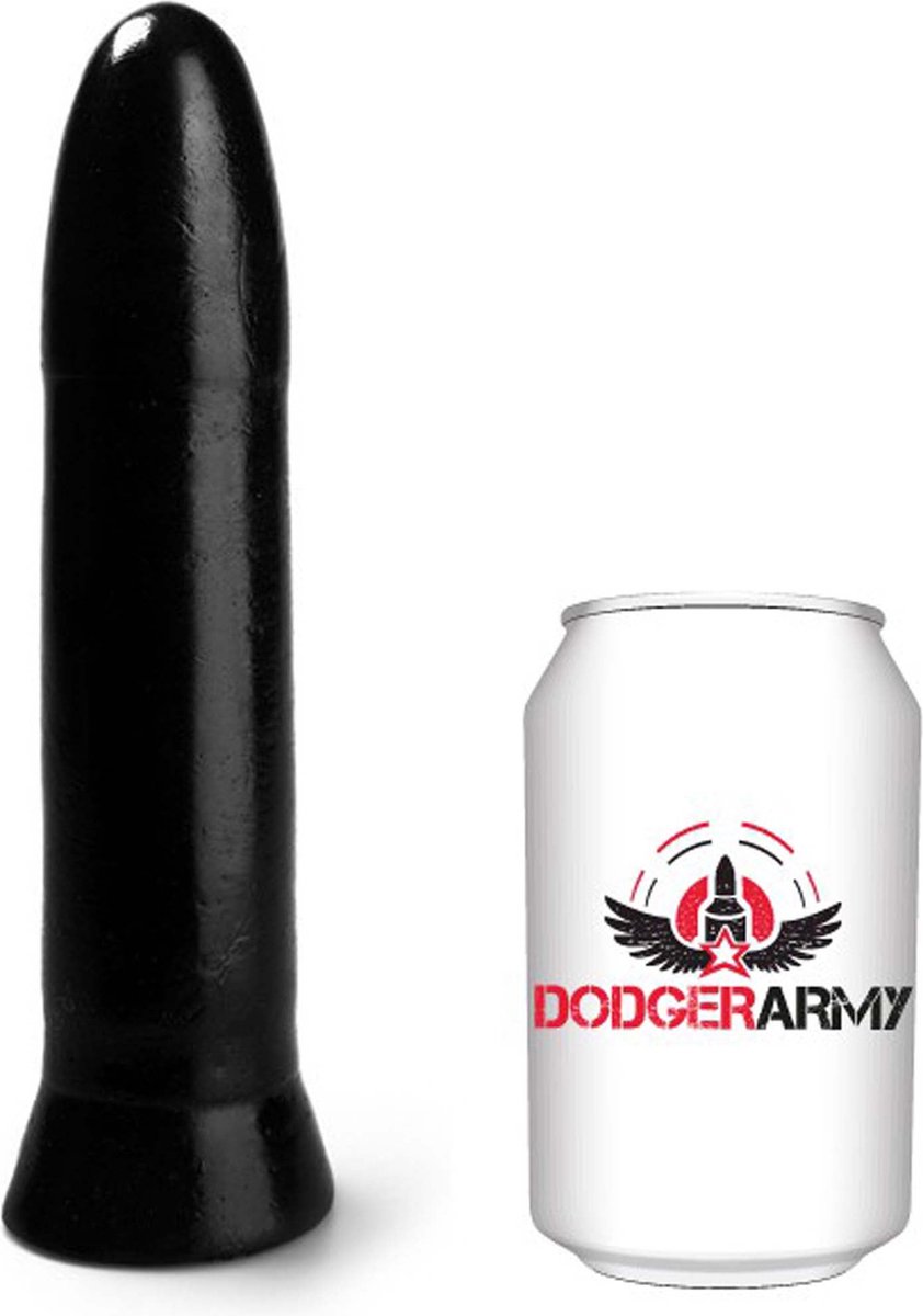 Gangbangster - Balistic - Dildo - 21 x 5 cm - PVC - Zwart