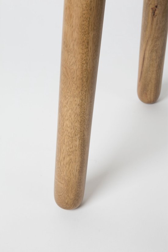 Zuiver Dendron Bijzettafel Rond 43 cm Mangohout - Bruin