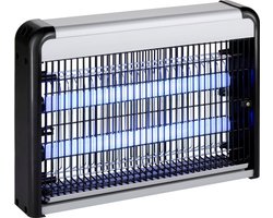 Grundig Muggenlamp – Vliegenvanger Insectenlamp – Muggen UV Lamp incl. Ophangketting – Vliegenvanger Ruimtes tot 20m² – Vliegenval – Insectenvanger – 38 x 7,5 x 27,5 cm – Binnen Gebruik