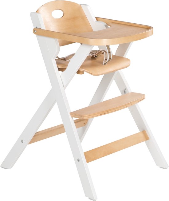 Roba Chaise enfant Junior 79 X 58 X 9 Cm Bois Naturel/blanc