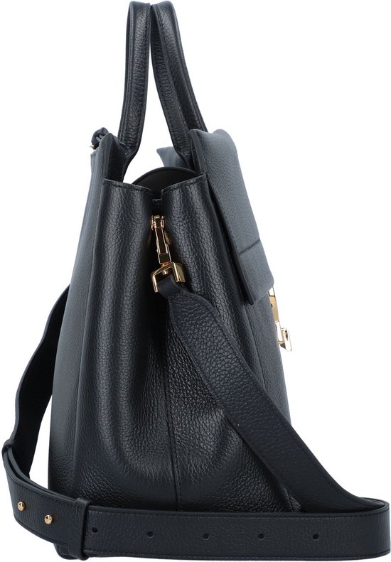 Sac à Main Coccinelle Malory En Cuir Grainé Midnight Blue - Bandoulière - Neuf Avec étiquettes