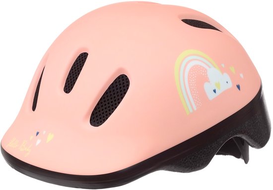 Polisport Happy Rainbow fietshelm XXS 44-48 cm - Roze