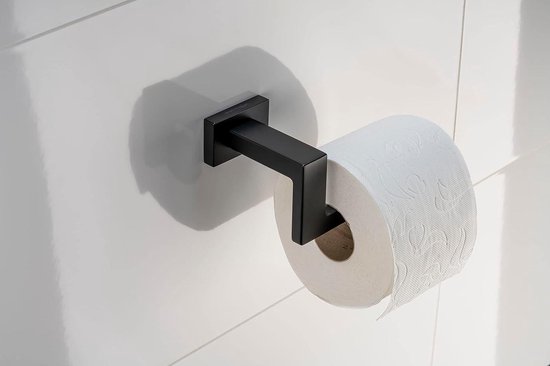 Luxe Zwarte WC Rolhouder Sagittarius One 141S1-B met Tijdloos Design - Badkamer & Toilet Papier Houder Toilet Paper Holder van Luxe — afbeelding 5