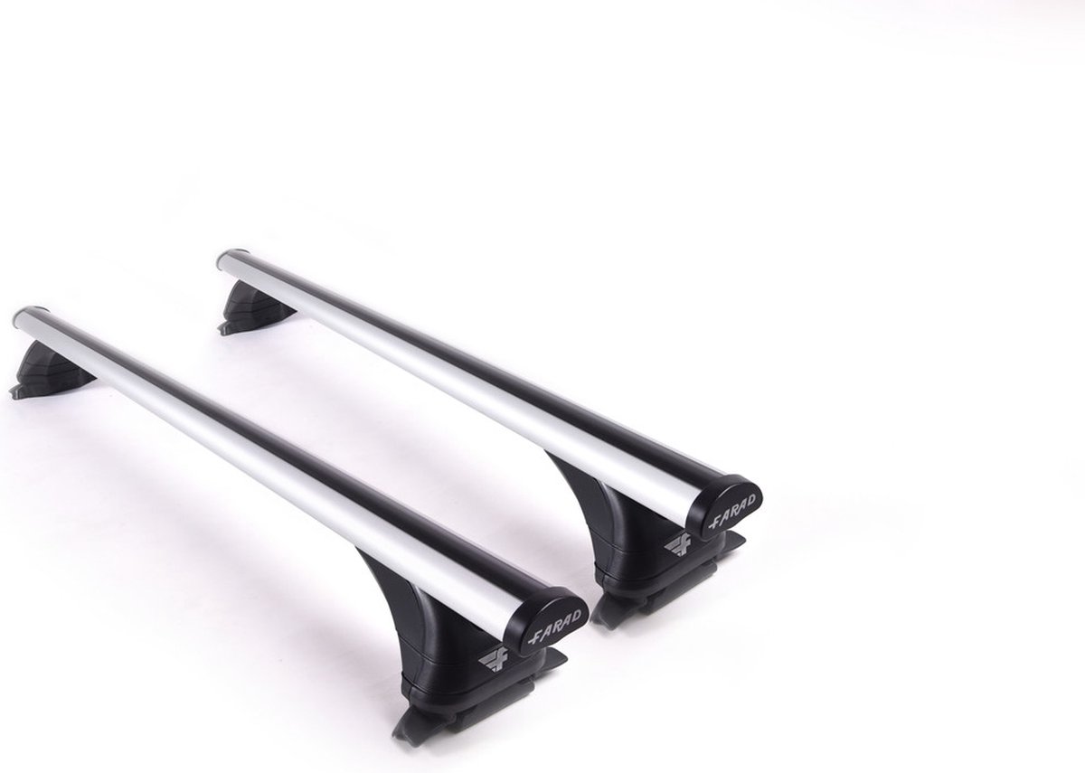Dakdragers geschikt voor de BMW IX1 (U11 BEV) vanaf 2023 gesloten dakrailing - Aluminium - Hoog laadvermogen 100kg - Luxset - Merk Farad