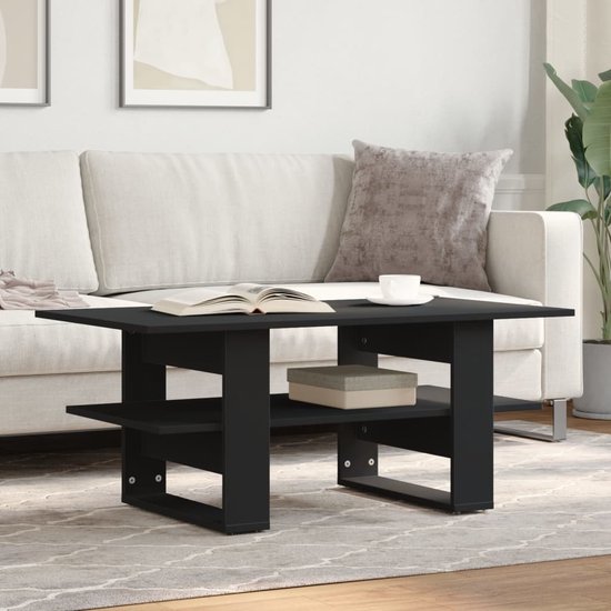 Salontafel 102x55x42 cm bewerkt hout oud houtkleurig