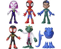 foto van Marvel Spidey and His Amazing Friends Dino-Webs, Dino Heroes - Lizard speelset