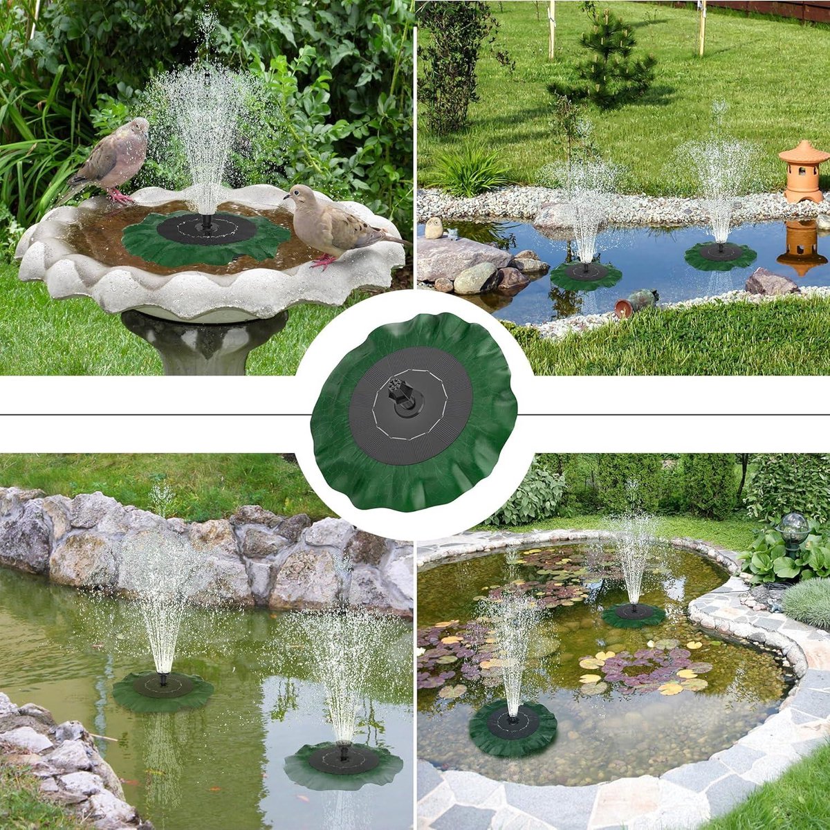 Drijvende Solar Fontein Waterval Fontein Zwembad Vijver Vogelbad Zonnepaneel Aangedreven Fontein Waterpomp Lotus Tuin Decoratie Makkelijk te gebruiken (Color : 16cm Drijvende Solar Fontein Waterval Fontein Zwembad Vijver Vogelbad Zonnepaneel Aangedreven Fontein Waterpomp Lotus Tuin Decoratie Makkelijk te gebruiken (Color : 16cm