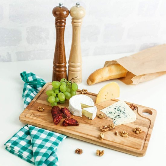 Creative Home Grote Houten Peper en Zoutmolen | Set van 2 met Mini Hou