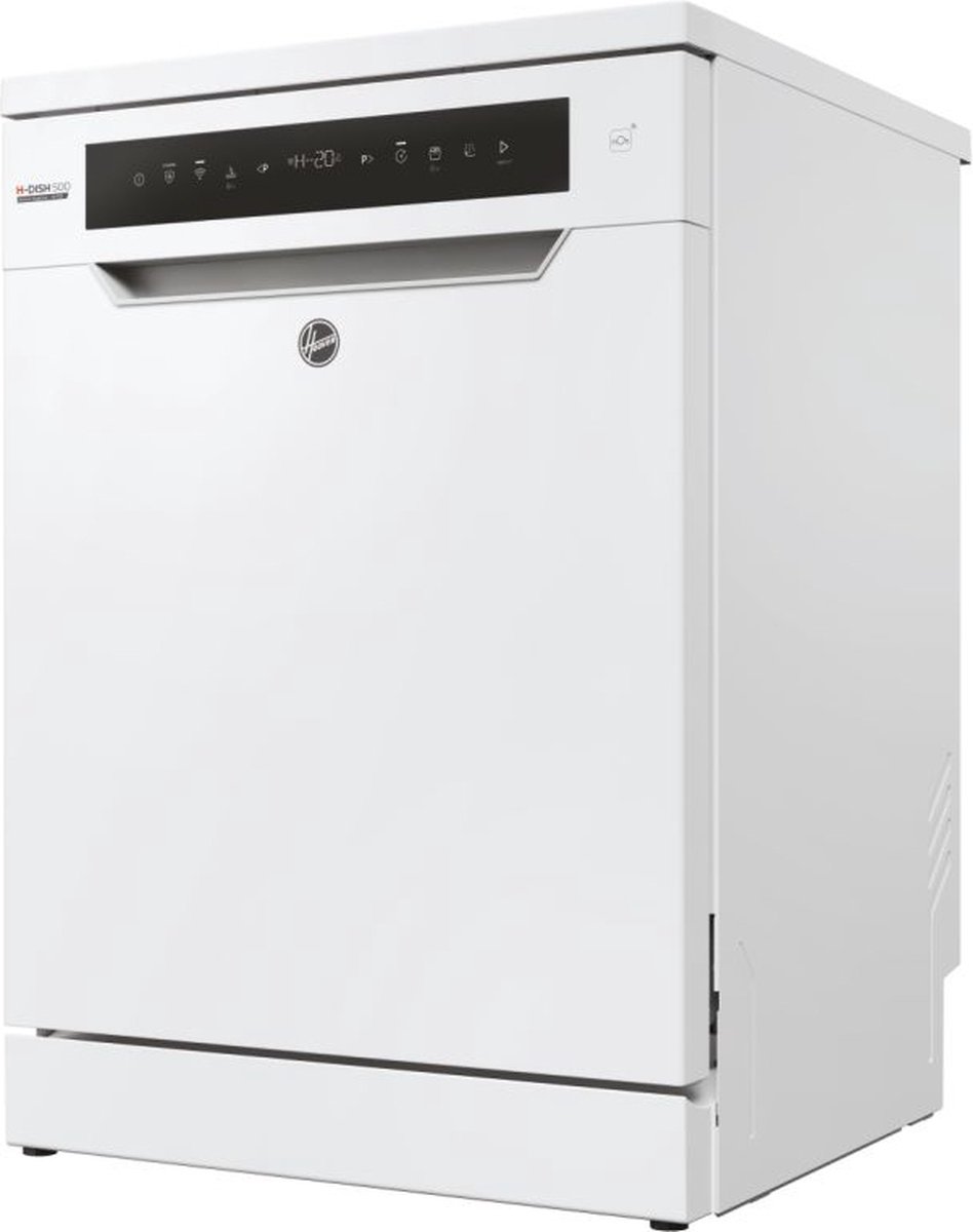 Hoover HF 6C4F0W - Vrijstaande Vaatwasser - 16 Couverts - Energieklass C - Speed-Drive Inverter - Auto open - 44 dB - Wifi - 10 Jaar Garantie op onderdelen — afbeelding 4