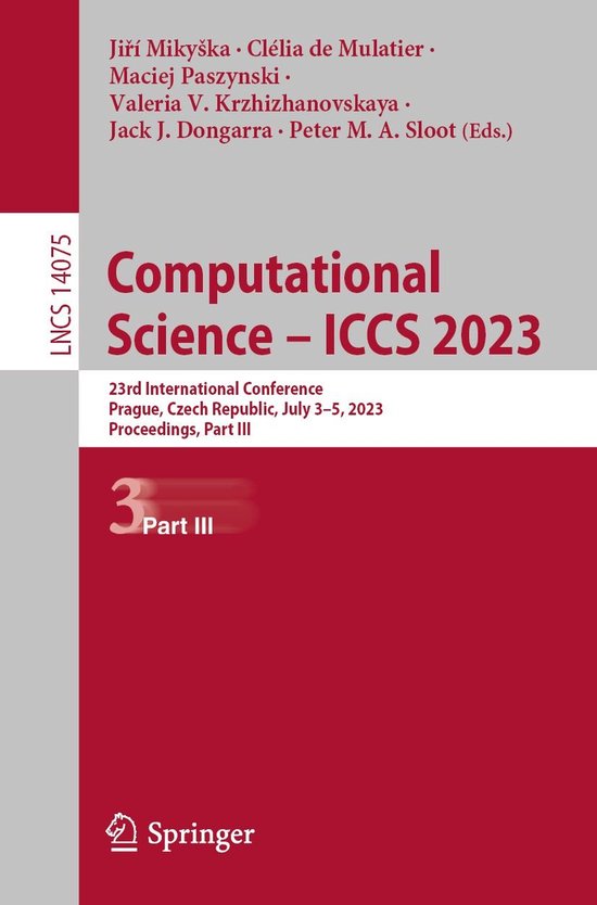 Springer Nature Proceedings Computer Science 3 - Computation ... - cover