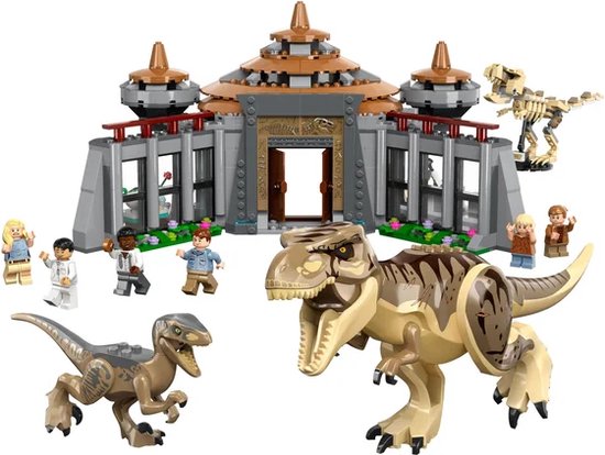 LEGO Jurassic - Centre d'accueil : T. rex et Raptor Attack 76961