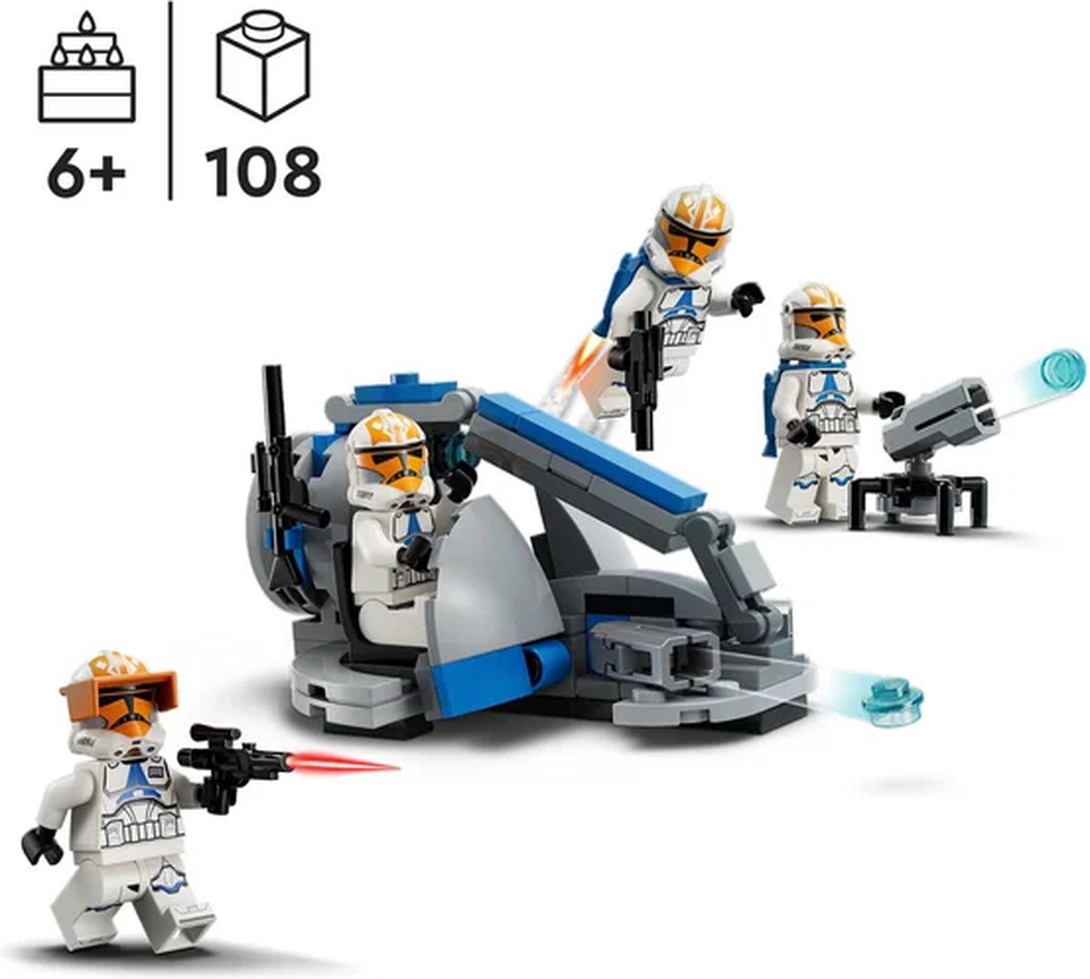 LEGO Star Wars 332nd Ahsoka's Clone Trooper Battle Pack - 75359 — afbeelding 10
