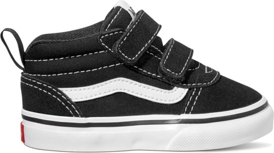 Foto: Vans td ward mid v suede canvas black white maat 24