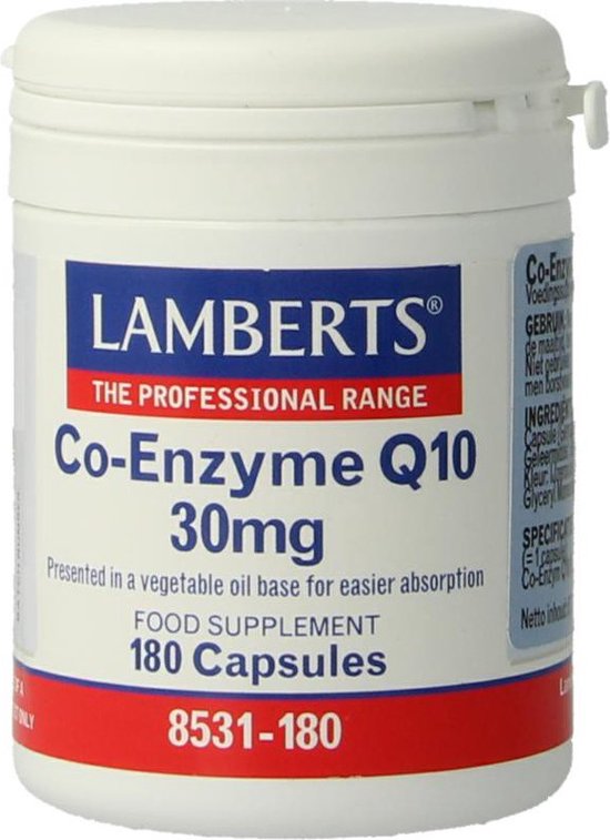 Foto: Lamberts co enzym q10 30 mg 180 capsules