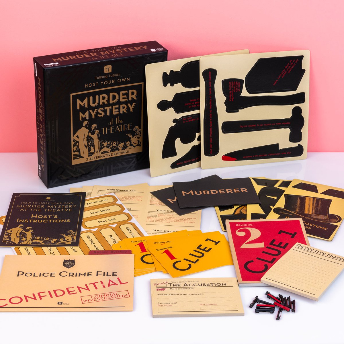 Host Your Own Murder Mystery Spel van Talking Tables
