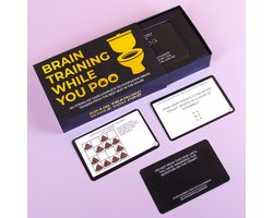 Gift Republic Brain Training While You Poo kaarten