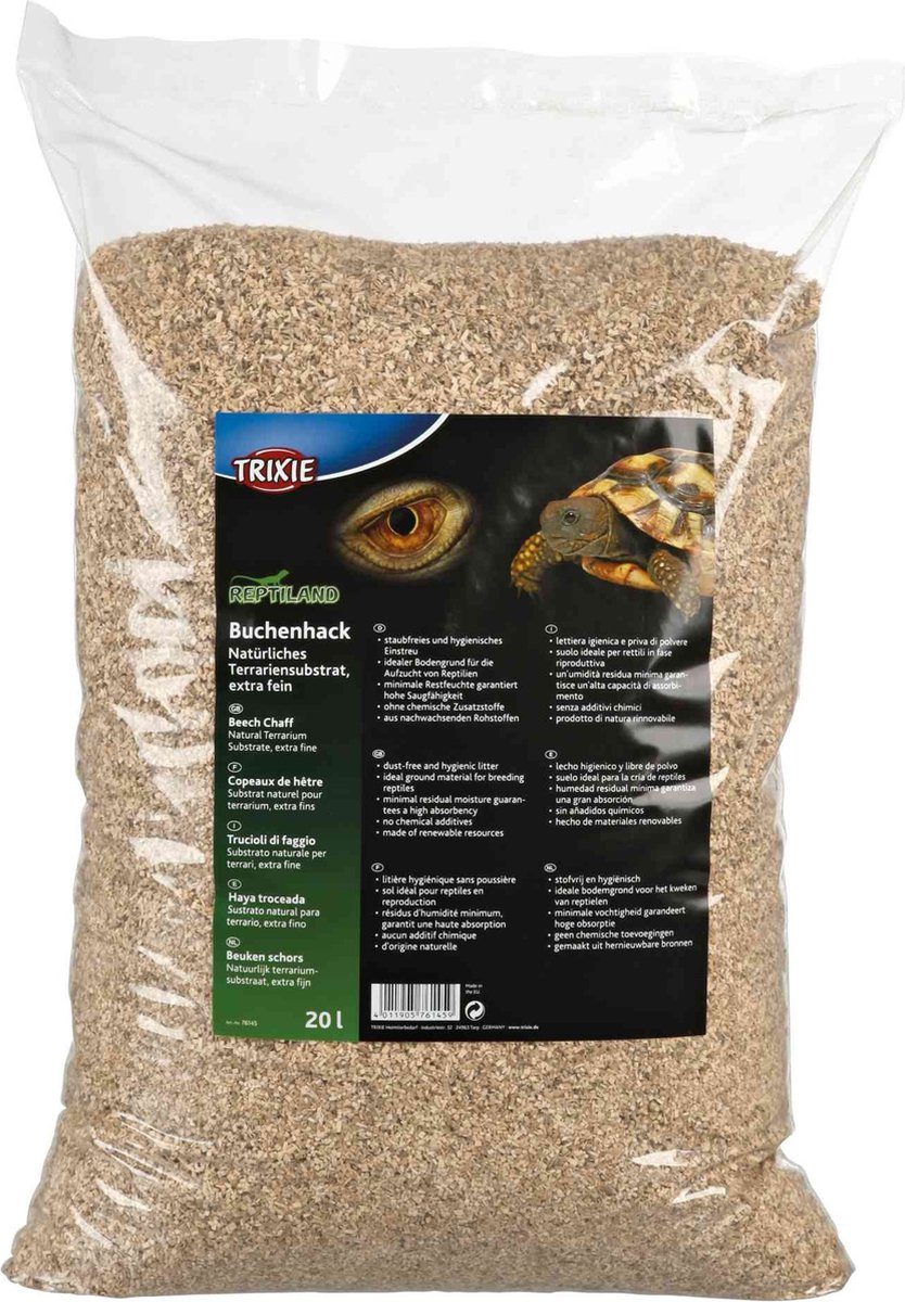 20 ltr Trixie reptiland beukensnippers natuurlijk substraat extra fijn 20 ltr Trixie reptiland beukensnippers natuurlijk substraat extra fijn