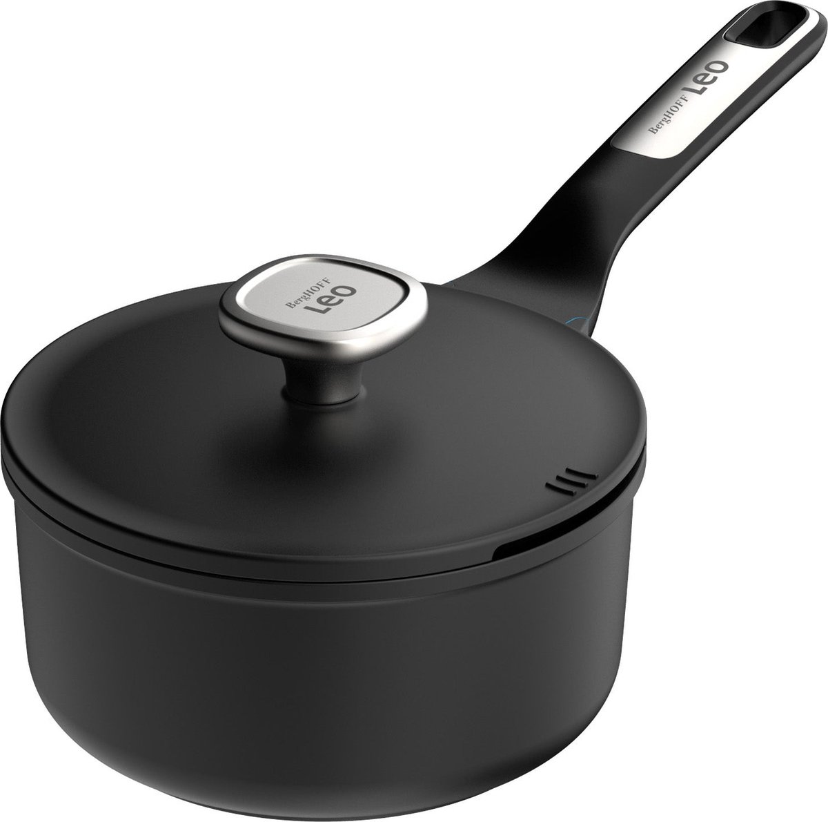 BergHOFF Leo Recycled Steelpan met deksel - Phantom -18cm