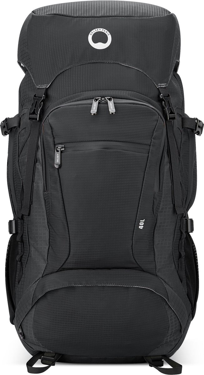 DELSEY PARIS Wandelrugzak Rugzak met laptopvak Nomade Backpack 40L Black Zwart