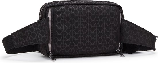 kipling Sac à épaule bandoulière Sac banane Basic Plus Abanu Multi Convertible Crossbody Signature Emb Noir