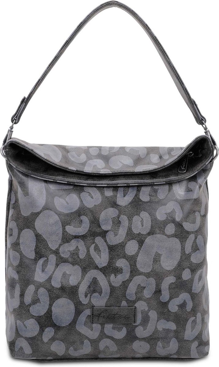 Fritzi aus Preußen Fietsenzak Leo Bike01 Bike Bag Black Idol Donkergrijs