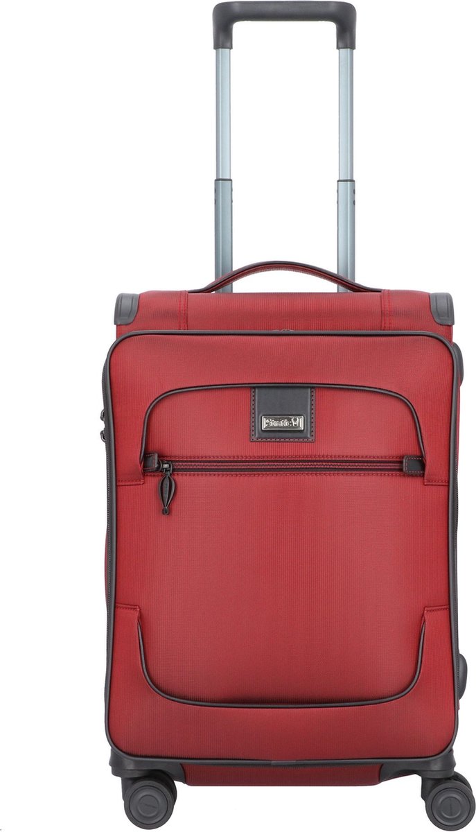 Stratic met laptopvak Bay Trolley Red Wijnrood 57cm