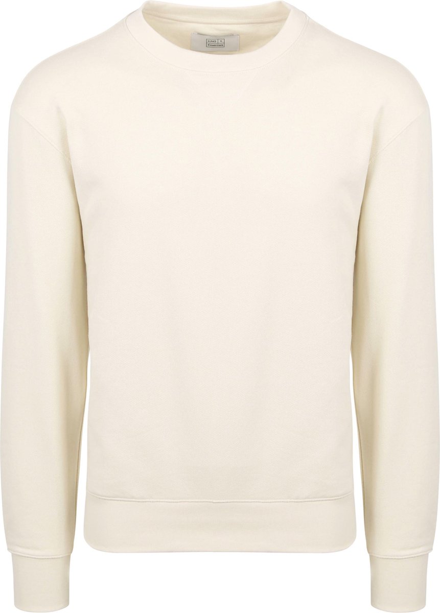 King Essentials The George Sweater Ecru - Maat XL - Heren - Sweaters