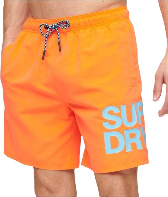 Superdry Sportswear Logo 17´´ Zwemshorts Oranje 2XL Man