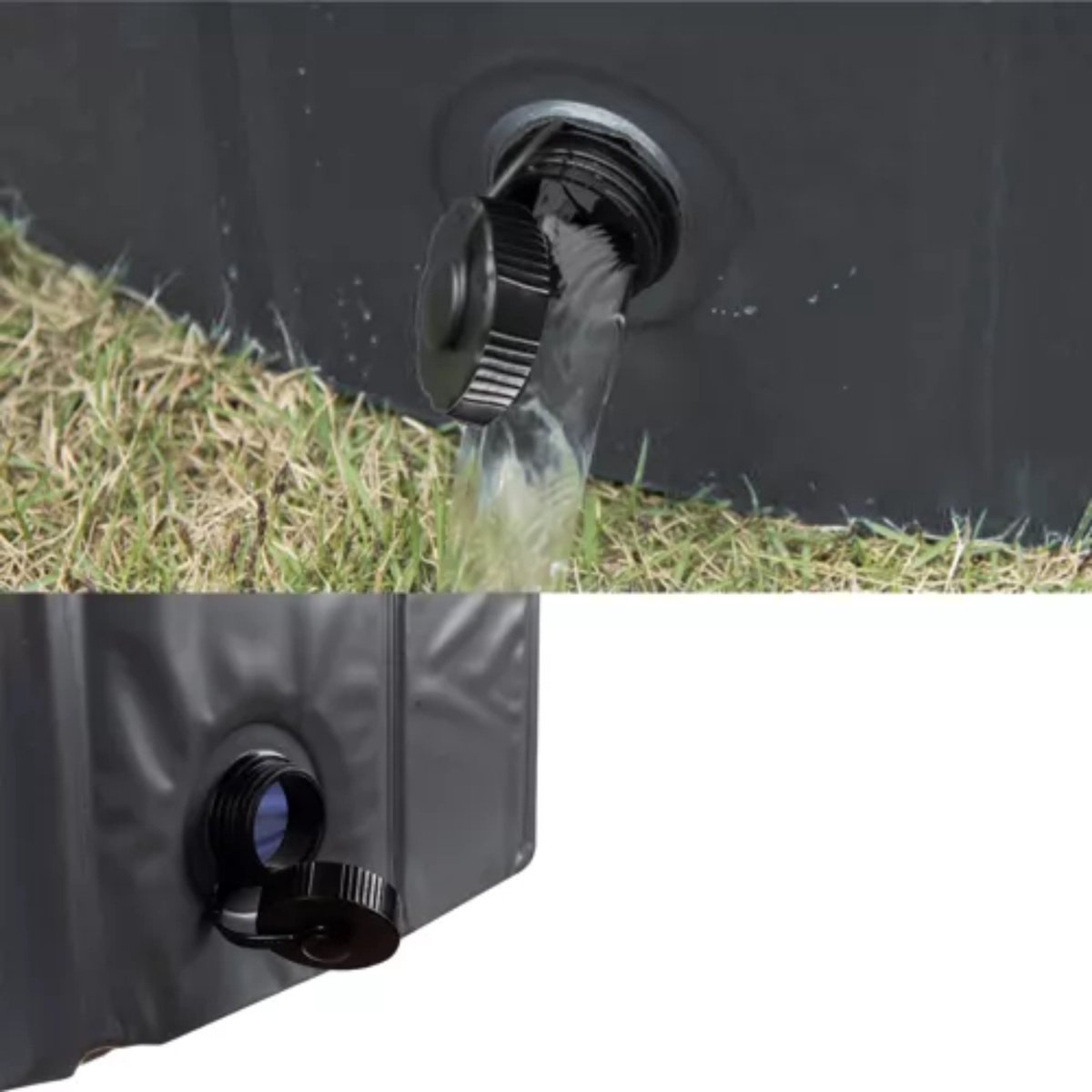 Purlov Groot Opvouwbaar Hondenzwembad 120 x 30 cm met Anti-slip Bodem thumbnail 2