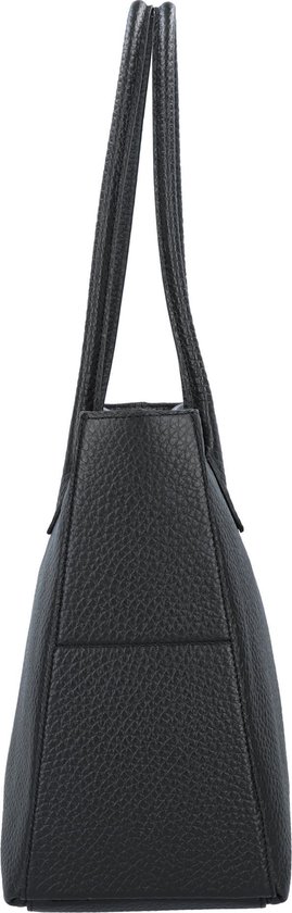 Sac à épaule En Cuir Abro By My Side Bag - Noir Nickel - Fermeture éclair - Neuf Avec étiquettes