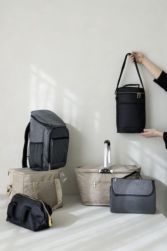 Sac Isotherme 2 Bouteilles Kato - Porte-vin Rembourré Avec Sangle, Idéal Voyage Et Cadeau
