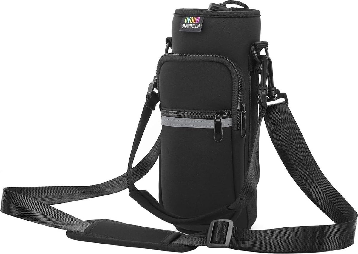 Waterfles tas, sport workout schoudertas multi-pocket