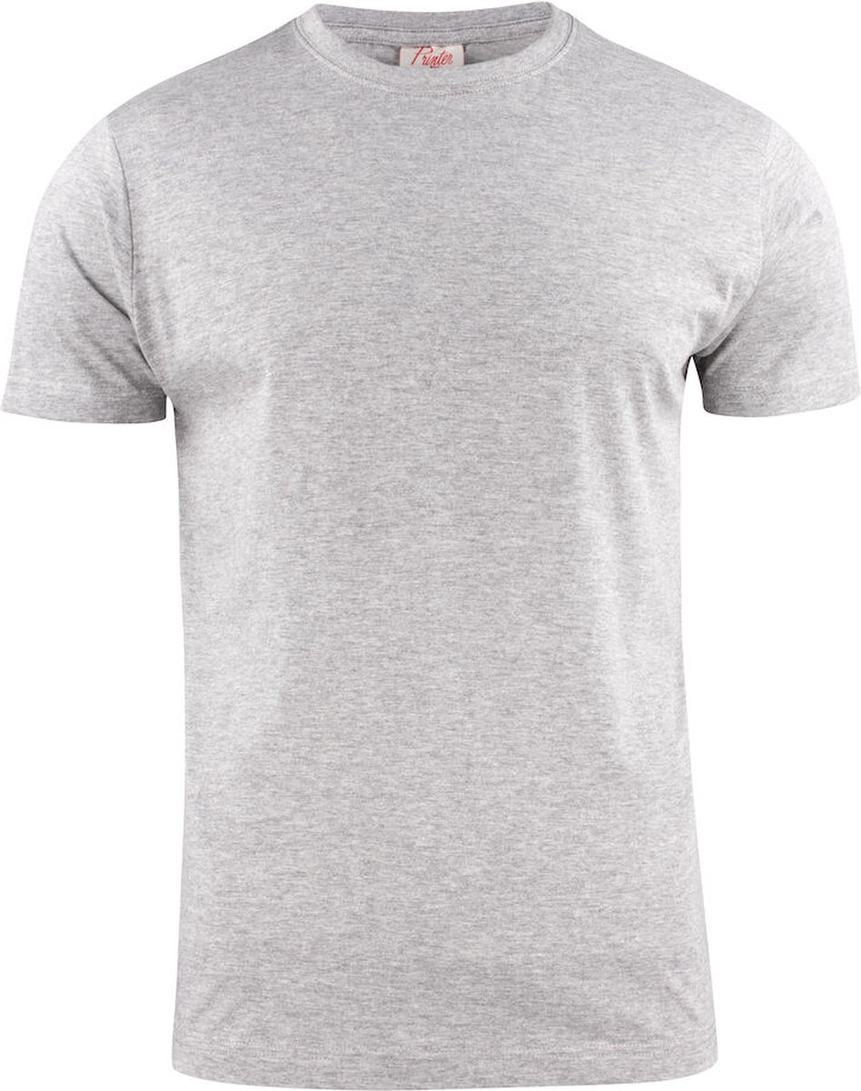 Printer HEAVY T-SHIRT RSX 2264020 - Grijs Mêlee - XS