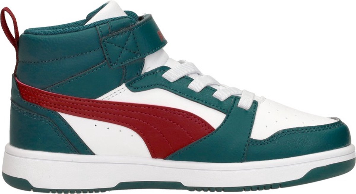 Puma Rebound V6 Mid Sneakers Jongens Groen
