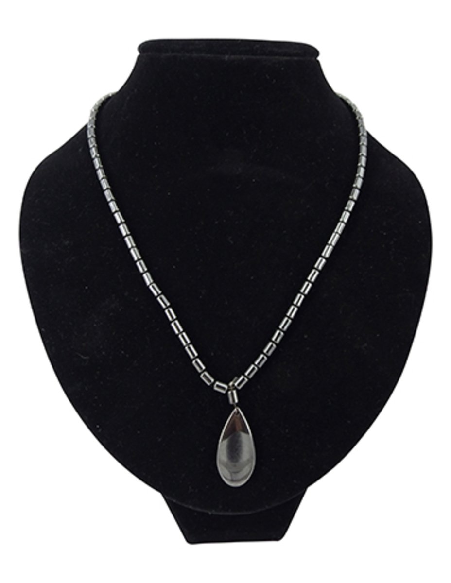 Hematiet ketting druppel
