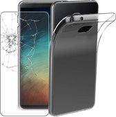 ebestStar - Hoes voor Samsung Grand Prime Galaxy G530F, Value Edition G531F, Back Cover, Beschermhoes anti-luchtbellen hoesje, Transparant + Gehard Glas