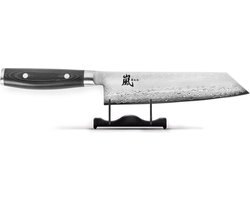 Yaxell Ran Kiritsuke 20 cm – 69 Lagen Damaststaal – VG10 Staal – 61 HRC – Canvas-Micarta Heft