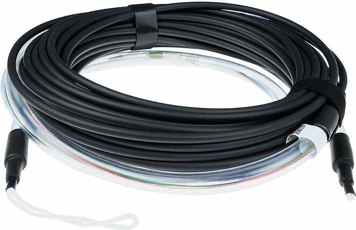 Image of ACT RL4406 Singlemode 9/125 OS2 indoor/outdoor kabel 24-voudig met LC connectoren 60 meter