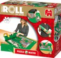 Doos Jumbo Puzzle & Roll met afbeeldingen van puzzelmat. Duidelijke 'Premium Quality' en Jumbo olifant logo.